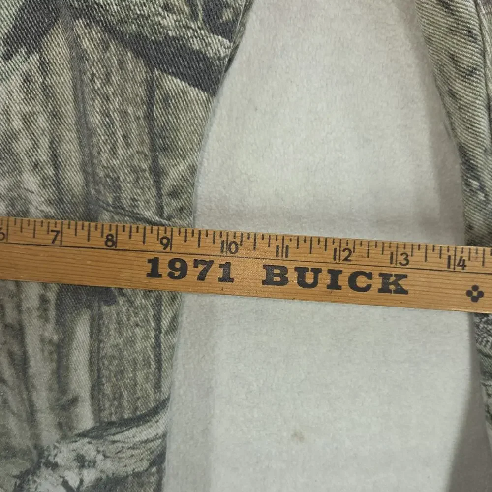 Mossy Oak Pants Mens 36x34 Green Hunting Country Camo Pockets Woodlands Y2k 2000